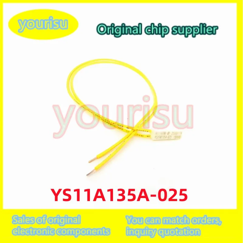 2Pcs Compressor Overheating Protector YS11A135A-025 Thermometer 135℃ Air Conditioning Projector Special 135 degrees YS11A135