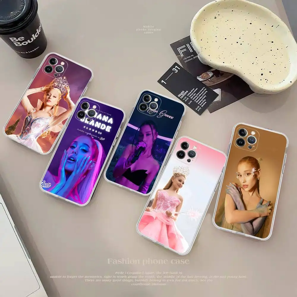 Singer A-Ariana G-Grande Phone Case For IPhone 17 16 15 Plus 14 11 12 13 Mini Pro Max Mobile Case