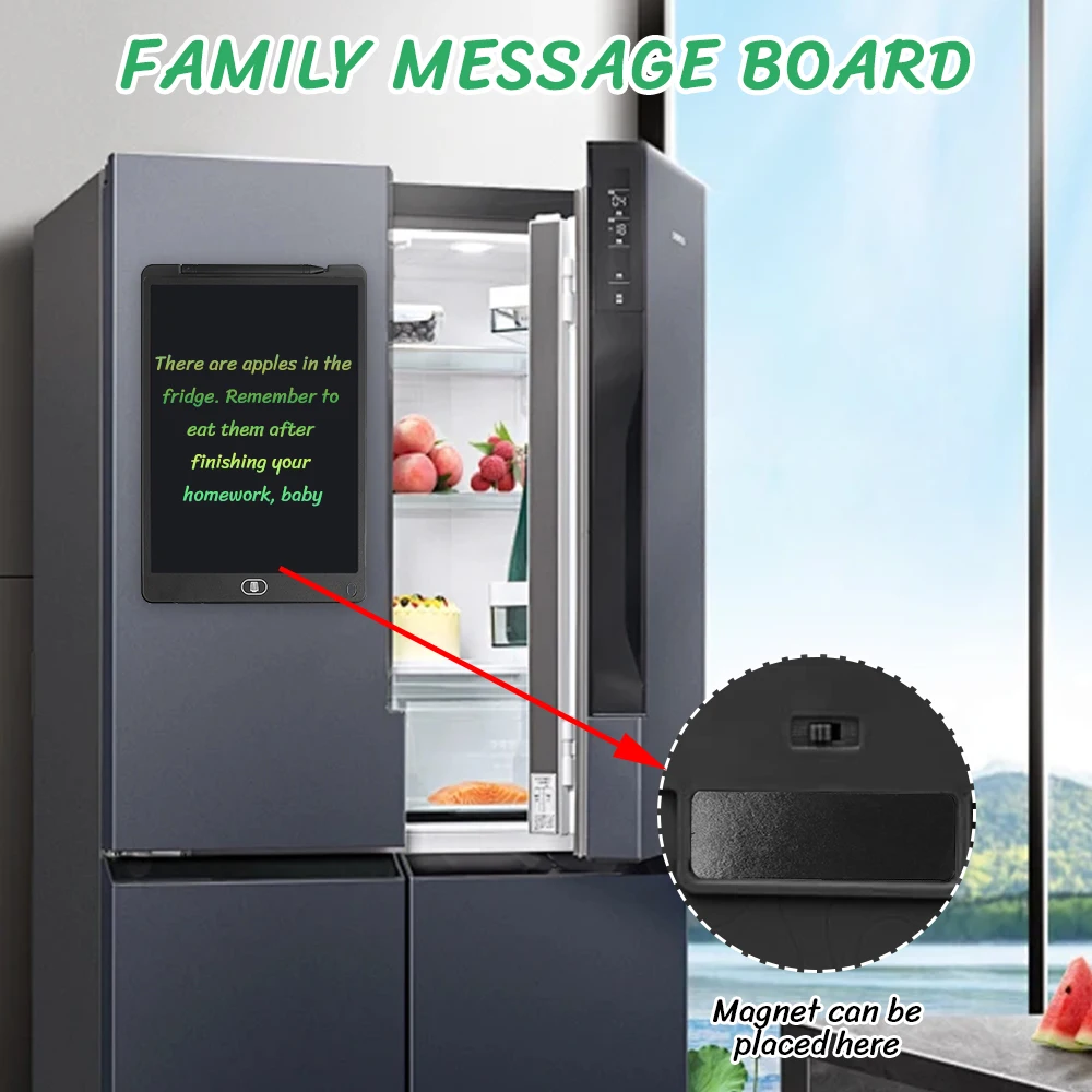 LCD Writing Tablet Kids Drawing Board 12 Inch Etch Sketch Doodle Board Erasable Learning Handwriting Pad Travel Toy Easter Gift