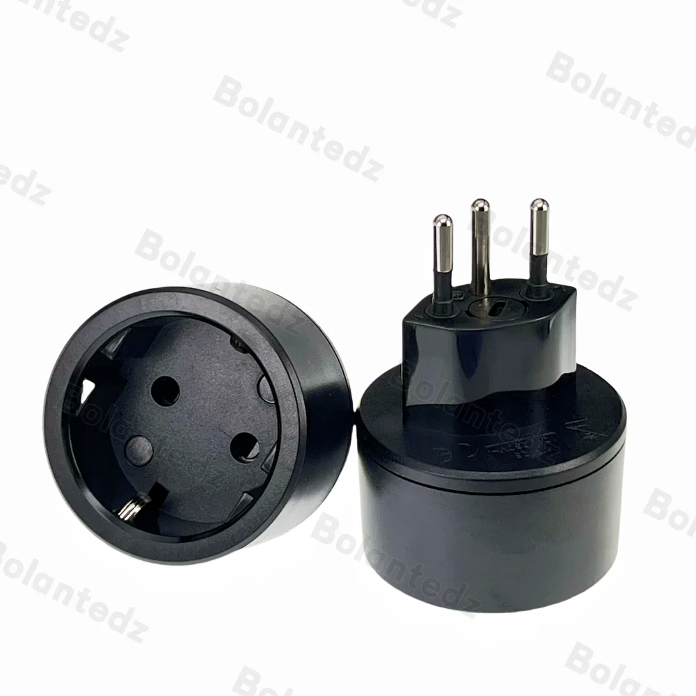 EU DE Germany socket 3 pin Swiss plugs adaptor Embedded Swiss adapter converter plug Swiss plugs turn to French plugs