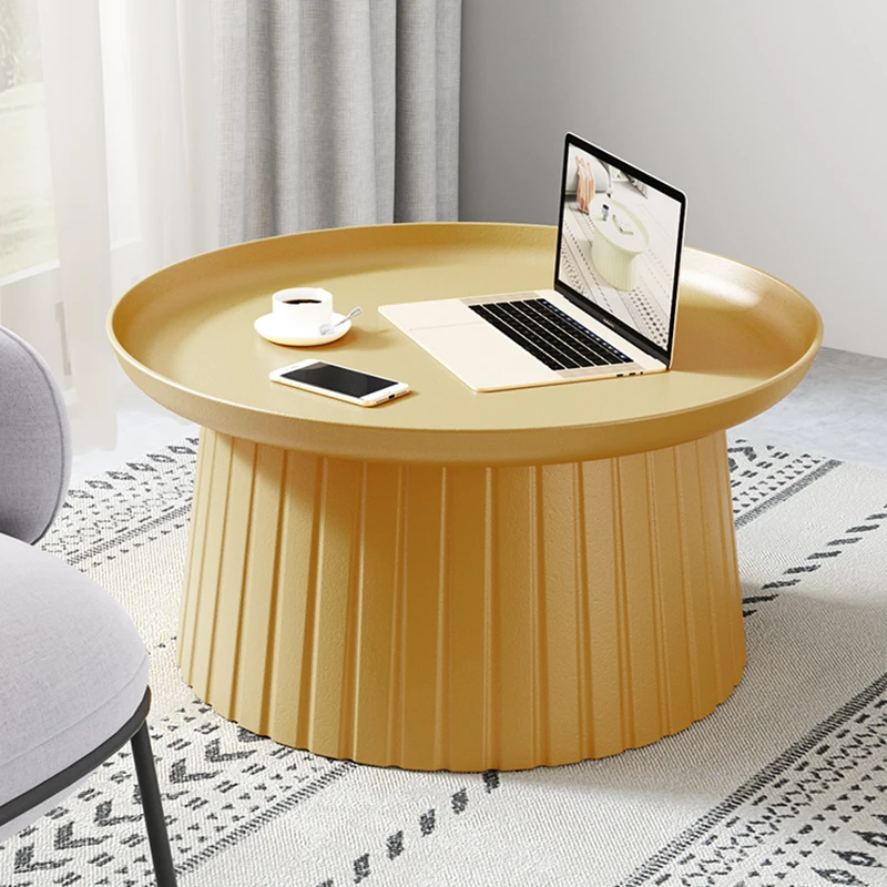 

Nordic Furniture, Combination Round Tea Table, Plastic Sofa Side Tables, Creative Storage Desk, Nightstands, Modern Coffee Table