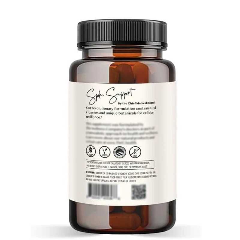 Supplément de formule de soutien aux pointes |   60 gélules |   Rehausseur immunitaire naturel à l'extrait de plantes |   Pure, Non OGM, Sans Gluten