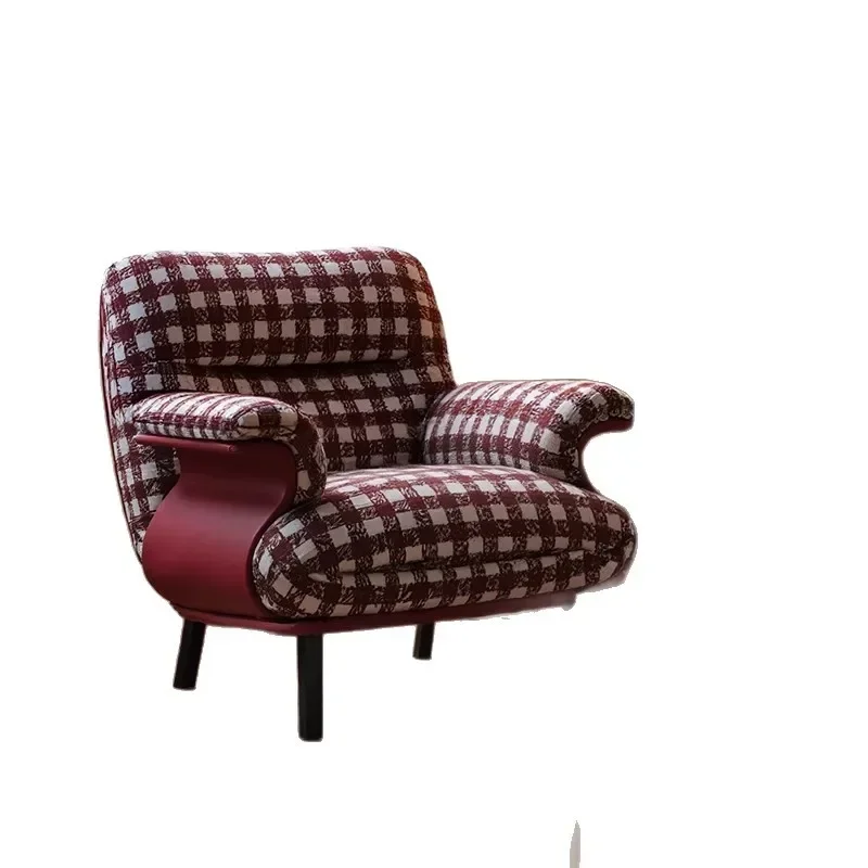 

medieval single sofa, large and small apartment, living room balcony, bedroom home leisure chair, designer lazy sofa chair