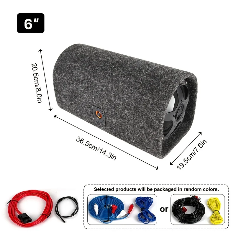 The first choice for enhancing in-car audio quality6Inch/8Inch/10Inch-tunnel-shaped active subwoofer，Comes with built-in amplifi