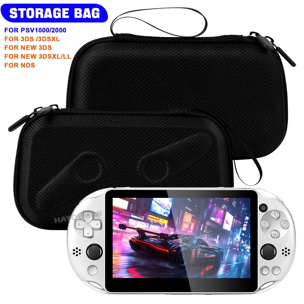 Portable Carrying Case For 3DS/3DS XL LL/NDS/NEW 3DS XL LL Game Console Travel Bag Storage Bag For PS VITA 1000 2000 Accessories