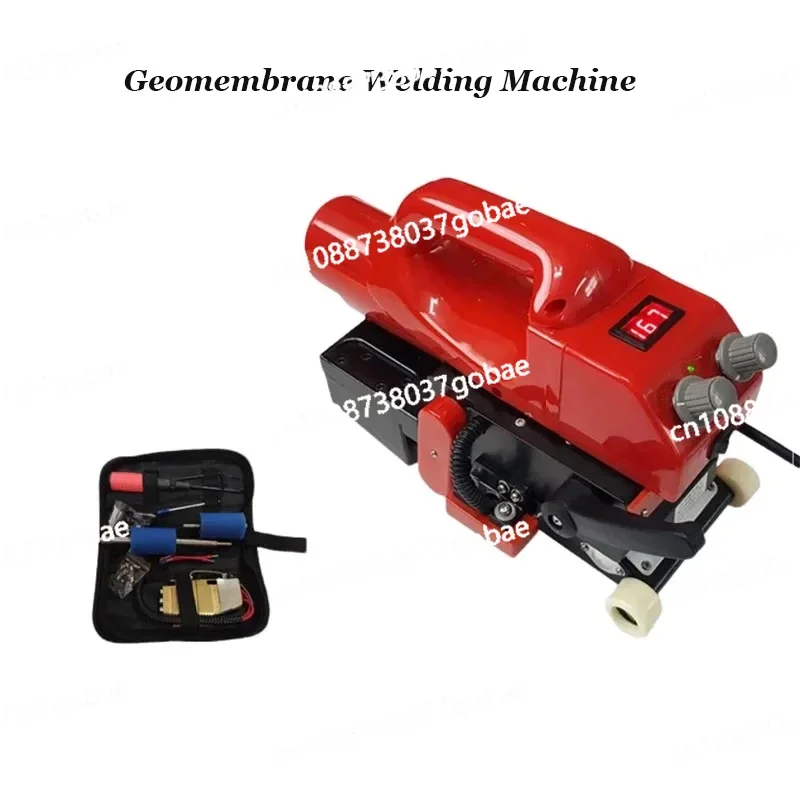 220V Geomembrane Welding Machine Hot Wedge Welding Machine HDPE Sheet Plastic Liner Welder PVC Film Sealing Machine