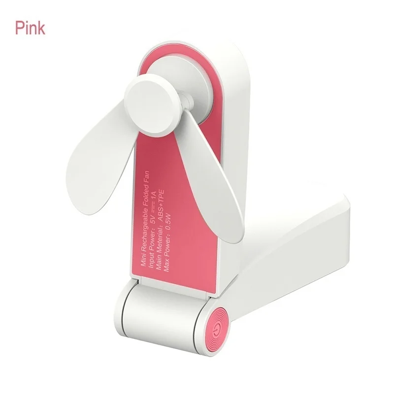 Mini Handheld Fan Rechargeable Electric Hand Fan Speed Adjustable Purse Fan for Women Kids Travel Outdoor