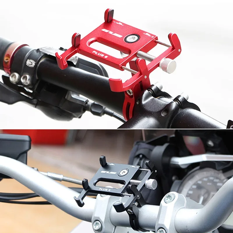GUB Plus 9 360 Degree Rotation Aluminum Bicycle Handle Phone Holder For 3.5-6.2 inch Support Case E Bike Motorcycle Handlebar