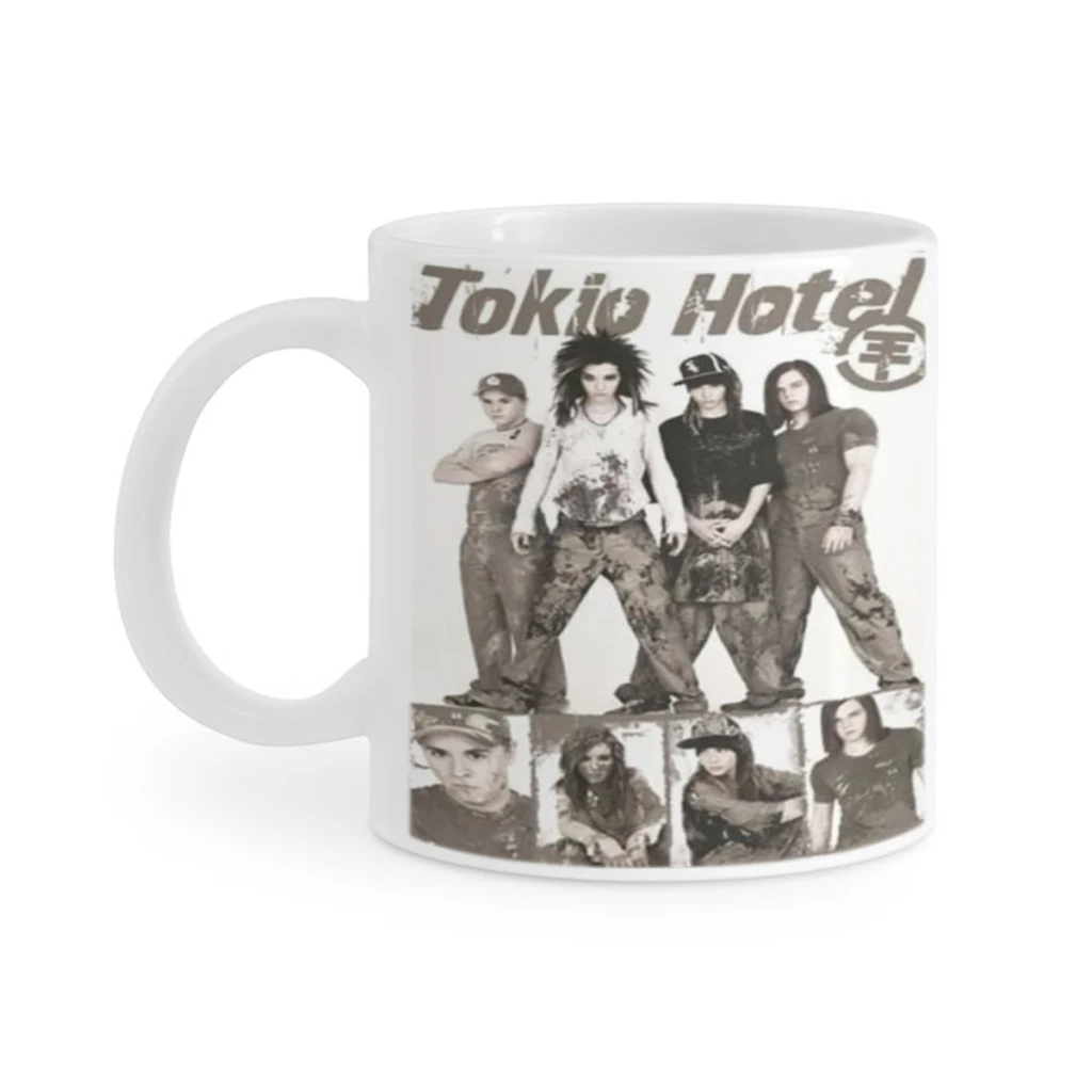 Music Tokio Hotel Rock Band Bill Ceramics Coffee Mugs Tea Cup Milk Cups Gifts Drinkware Coffeeware