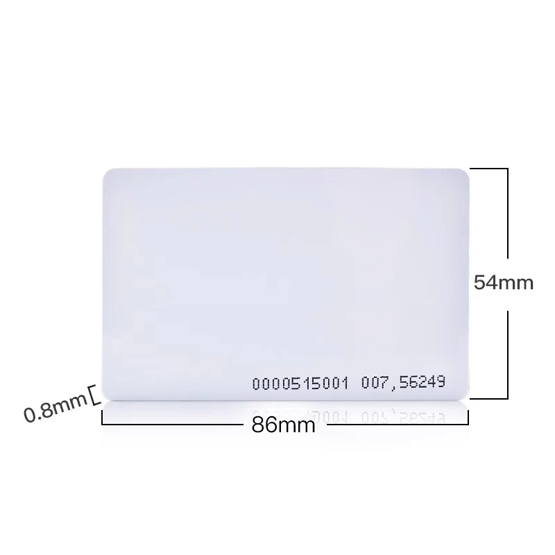 10pcs Access Control Card RFID Card 125KHz EM4100 TK4100 Smart Proximity Card RFID Tag Key for Access control Key Free Shipping