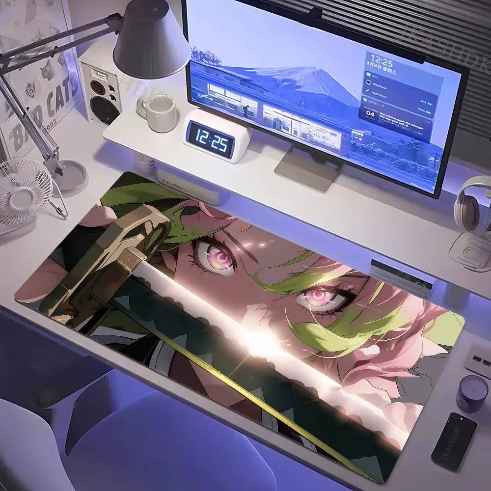 Large Demon Slayer Mouse Pad, Desk Keyboard Mat for Laptops, PC Accessories, Desk Protector, Gaming Mat, Rubber Mat
