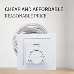 ME87 Electric Floor Heating Room Thermostat Manual Warm Floor Cable Use  Temperature Controller Instrument