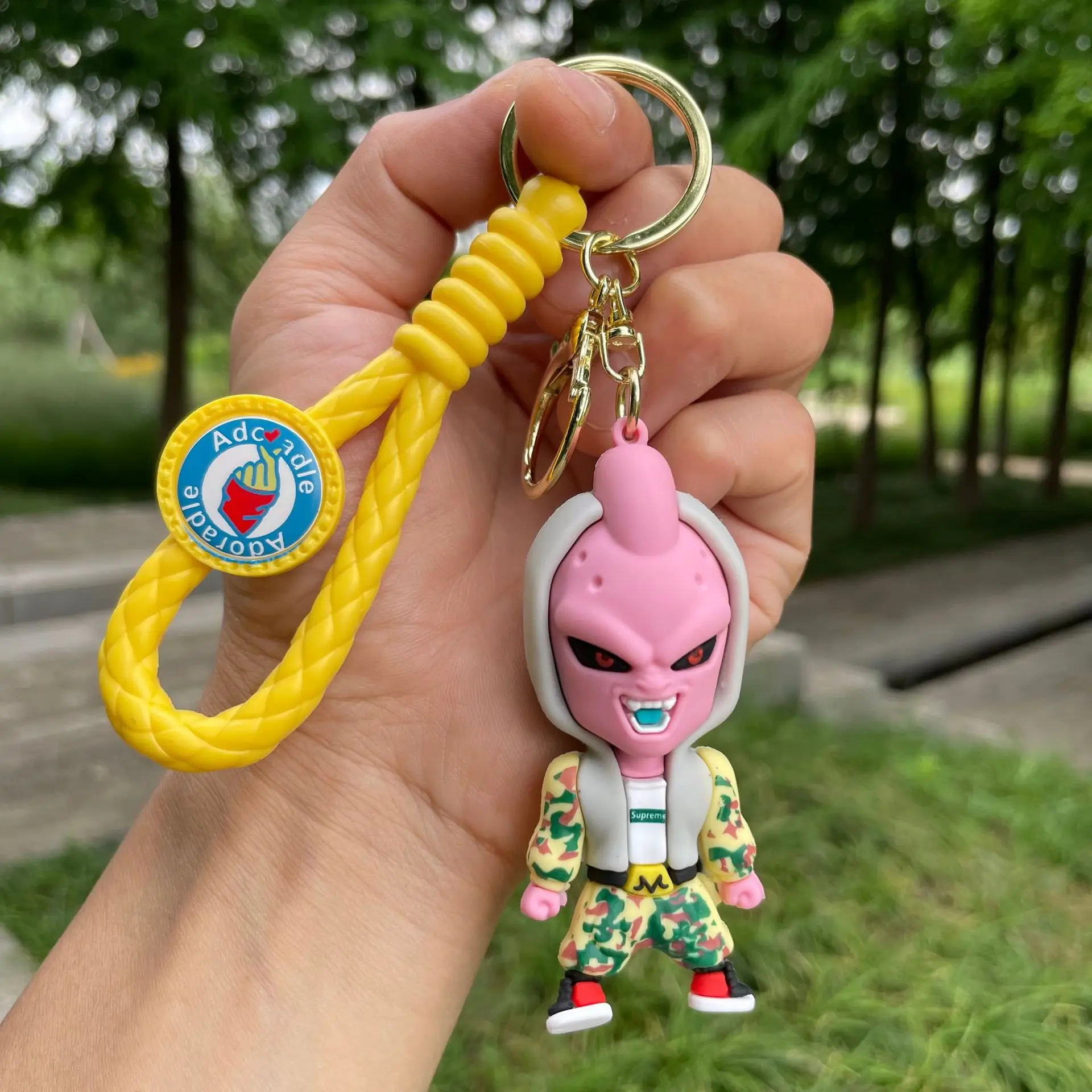 Anime Dragon Ball Keychain Cartoon Torankusu Son Goku Vegeta Key