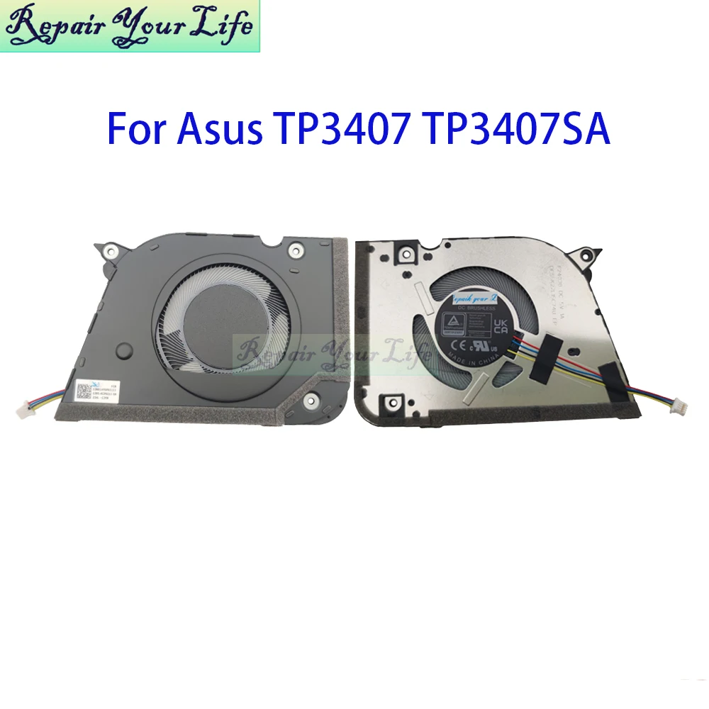 

Notebook Cooler Fan For ASUS Vivobook 14 TP3407S TP3407SA TP3407 CPU Cooling Fans DV 1A New 13NB14Y0P01111 13N1-KCP0211 F24038