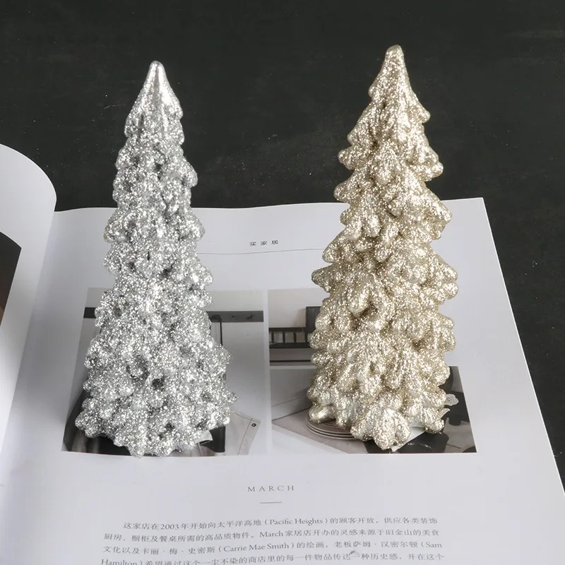 Christmas Ornaments Christmas Tree Decoration High-Aesthetic Minimalist Luxury Arbolitos De Navidad Enfeites De Natal Kerstboom