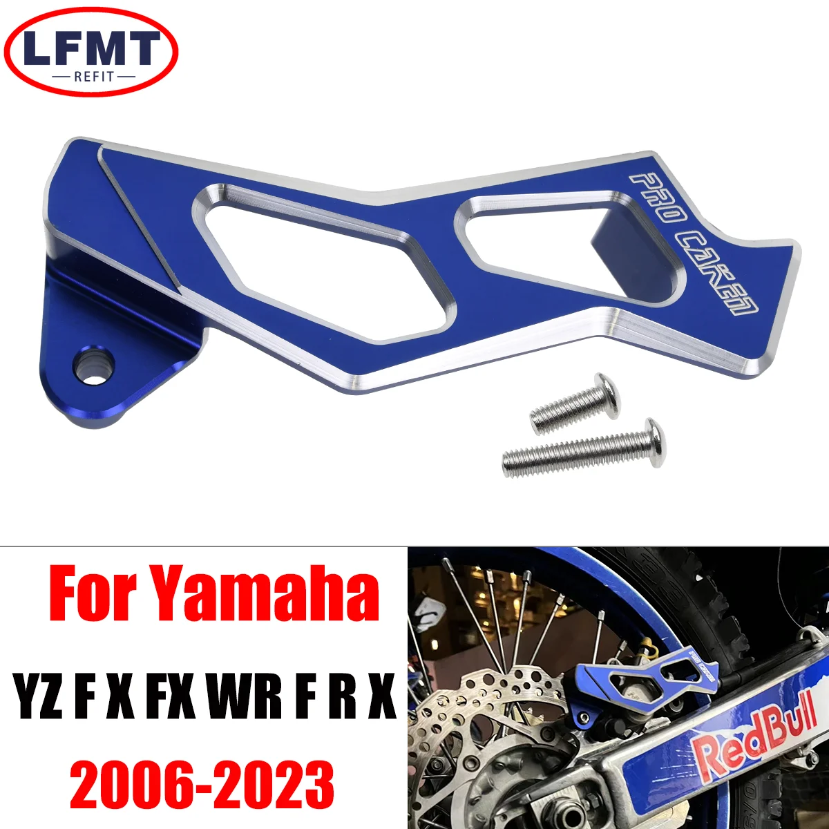 

CNC Rear Brake Caliper Guard For Yamaha WR250F WR450F WR250R WR250X YZ125 YZ250 YZ250F YZ450F YZ250X YZ125X YZ250FX YZ450FX 2023