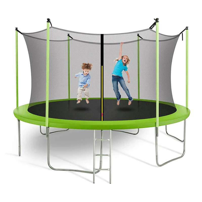 

Rent a new kids sports trampoline for children outdoor kids adults air jump trampolin adultos kinder with safety net on sale