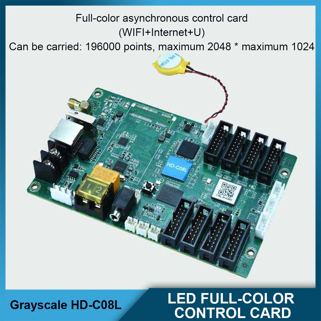 scheda-di-controllo-hd-c08l-pannello-led-a-colori-video-display-da-parete-video-wireless-wlfl-controllo-remoto-dell'alimentatore