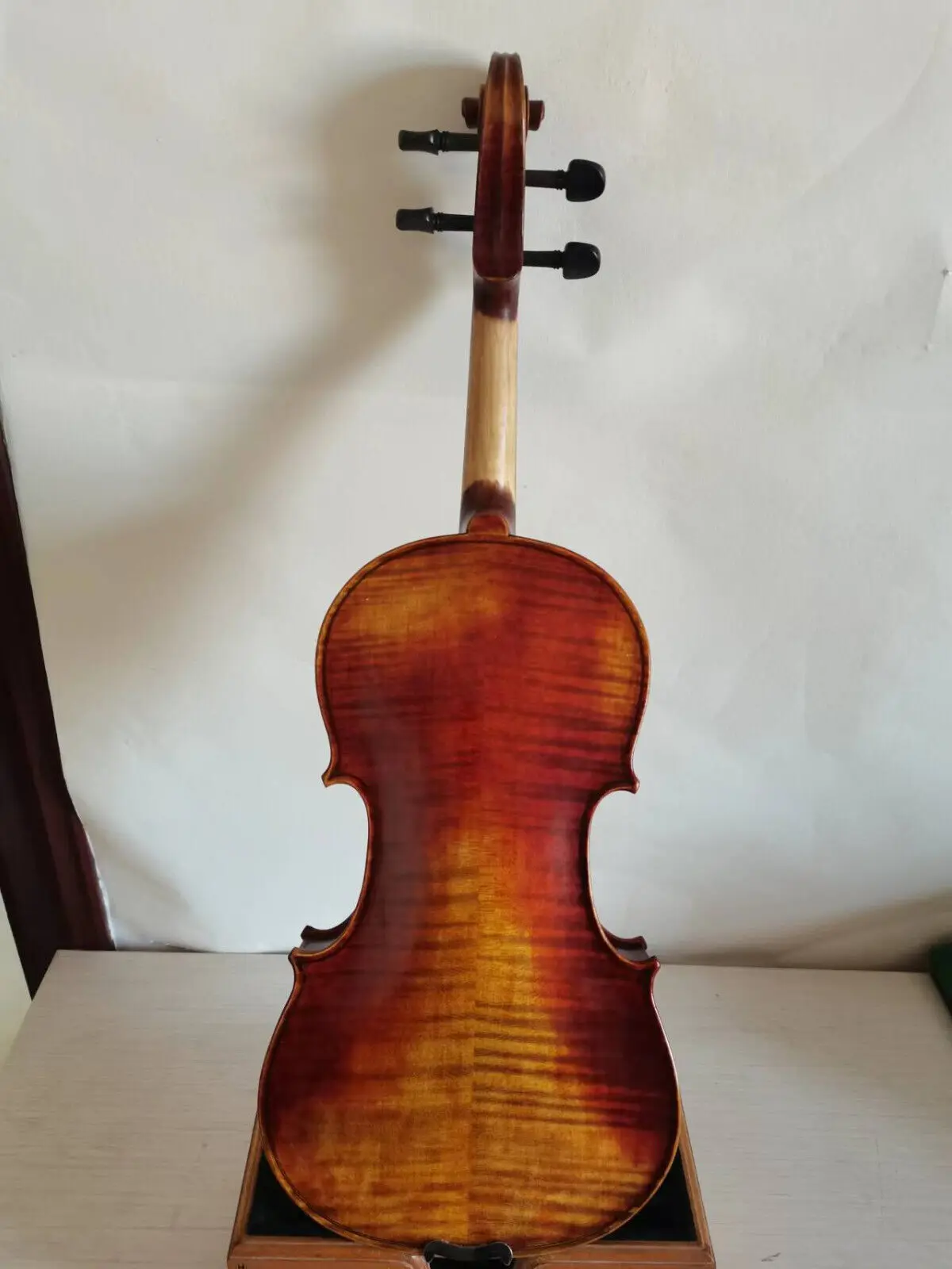 Master 4/4 Violin Solid Flamed Maple Back Spruce Top Complete Hand Made K2912