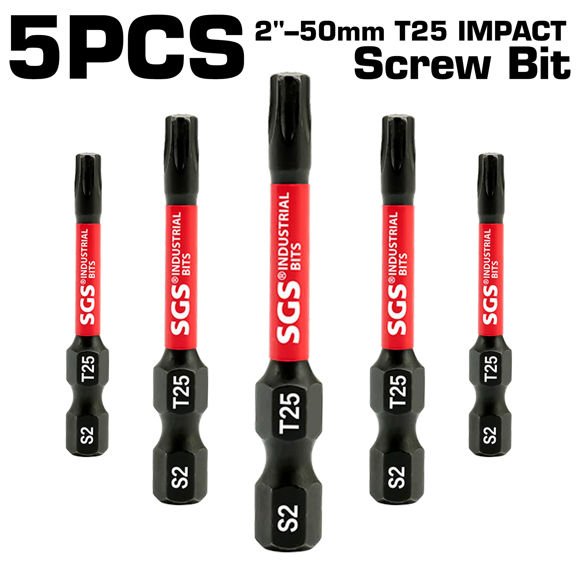 Multi-Specification Pack Sgs T25 Star-Shaped Bit with Magnet