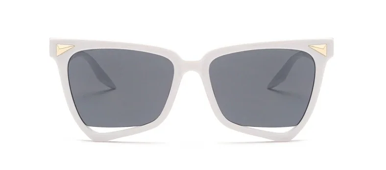 JNPCXI Regenbogen Cat Eye Vintage Frauen Sonnenbrille Marke Schwarz Runde Coole Männer Pilot Sonnenbrille – Detail 22