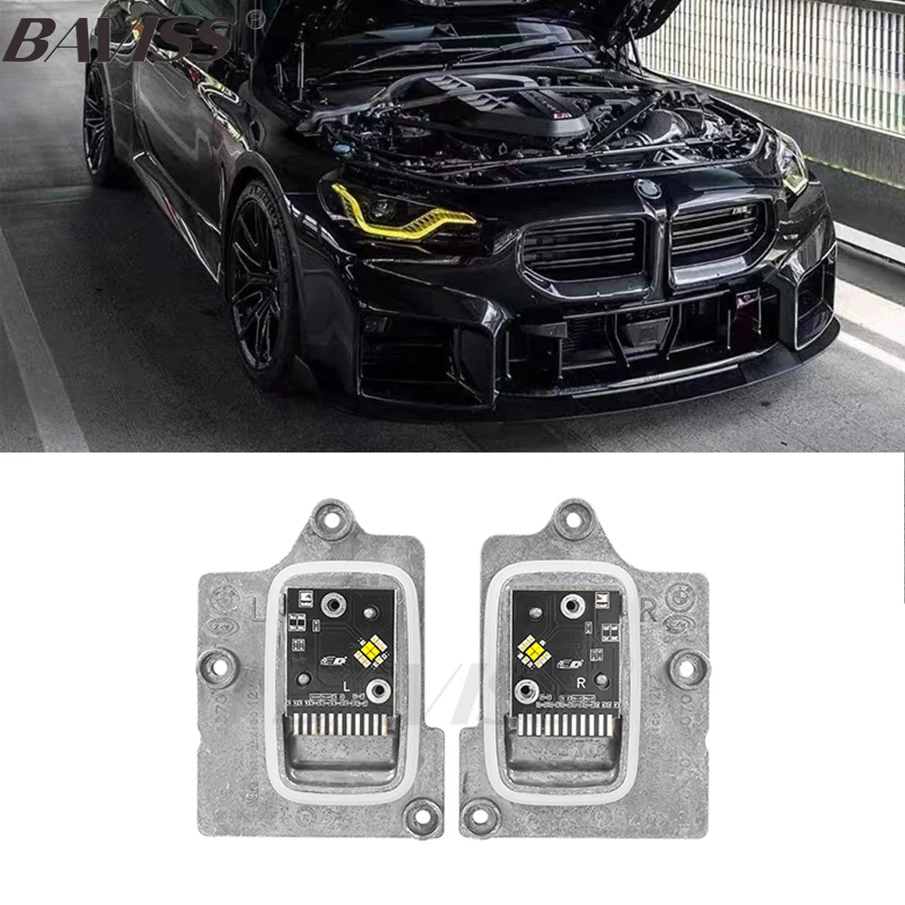 

CSL Lemon Yellow DRL Daylight LED Chips For 2022 2023 2024 BMW 2 Series G87 G42 M2 M240I Refit Angel Eyes Daytime Running Light