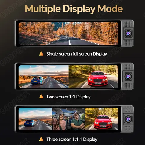 10 best sales rearview mirror dual channel recorder - №1