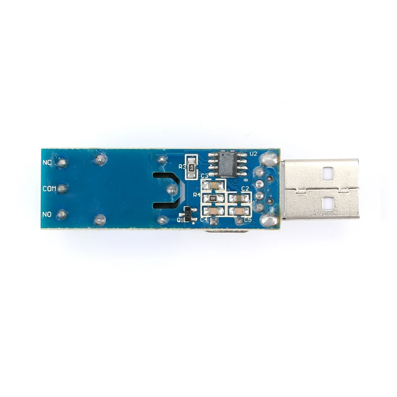 10Pcs-1pc LCUS-1 type USB Relay Module Electronic Converter PCB USB Intelligent Control Switch SRD-05VDC-SL-C 5V 10A Rele