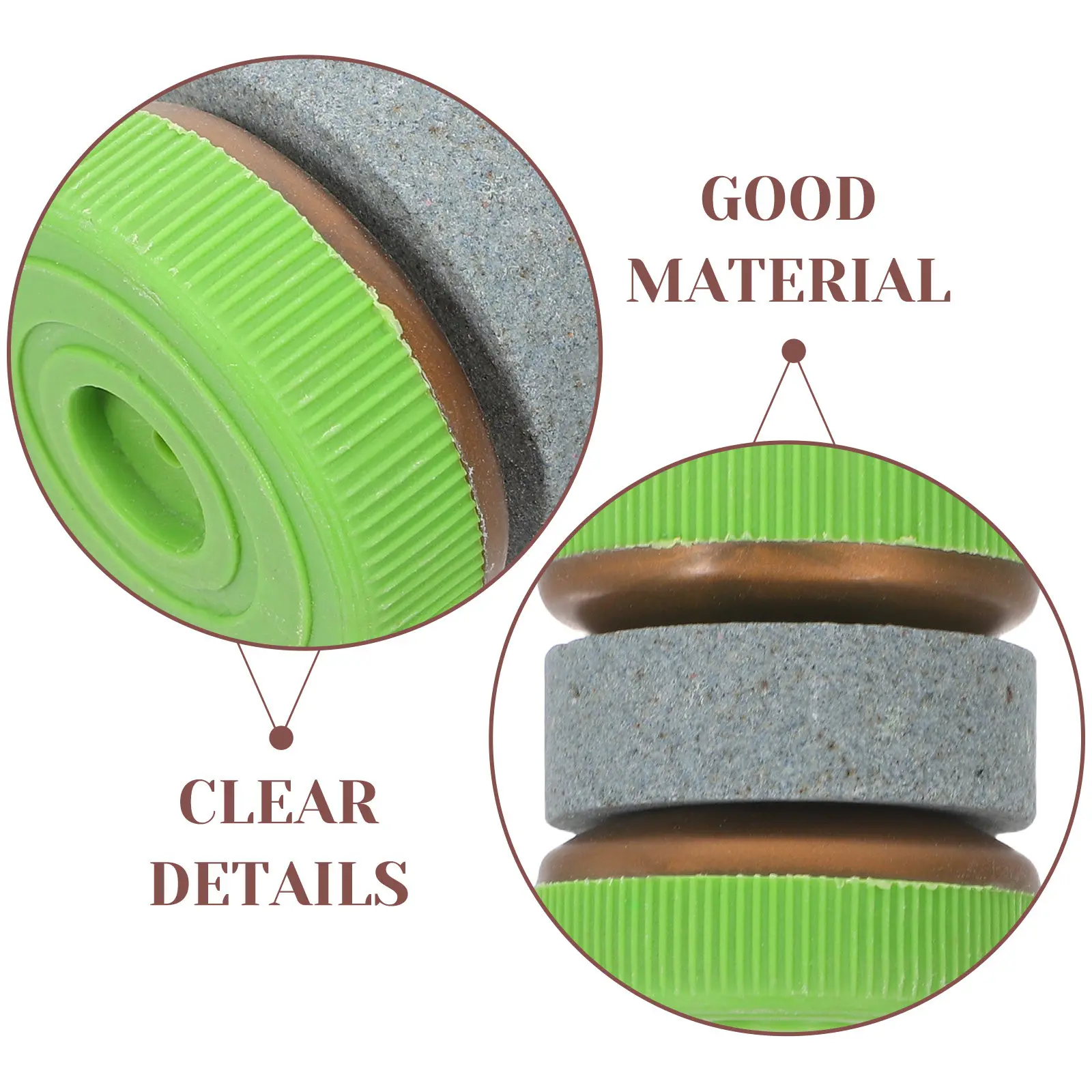 Circular Grindstone Kitchen Sharpener Professional Cylindrical Design Blade Scissor Restoring Polishing Stone Sharpening Tools