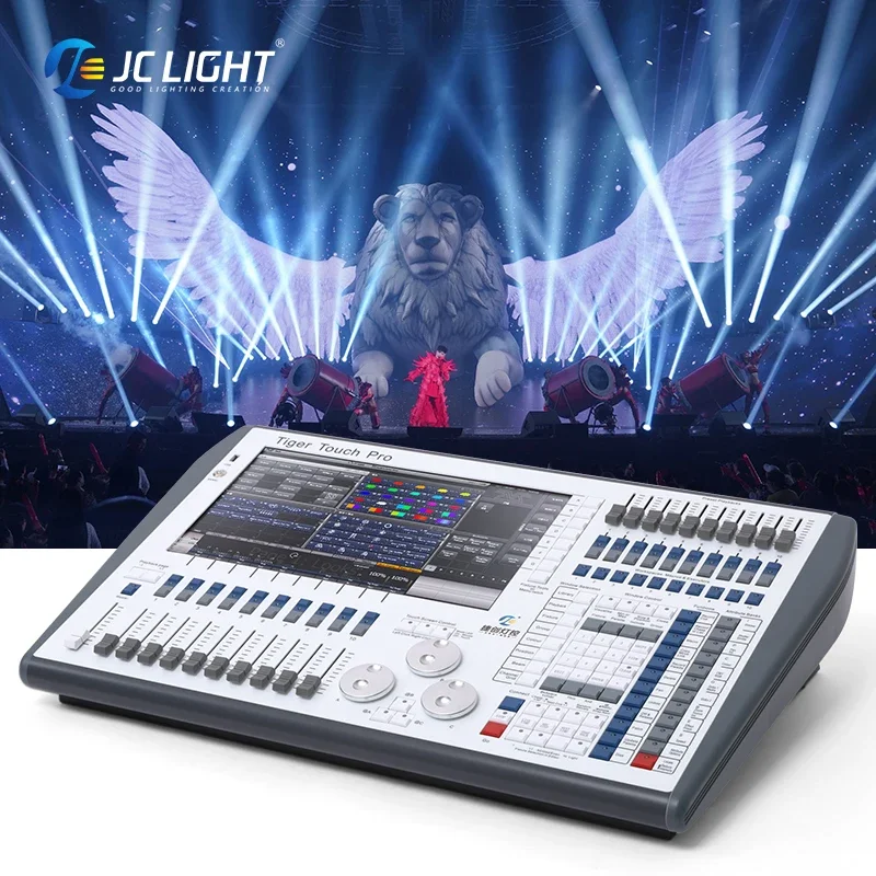 Jc Tiger Touch Pro Konsole I5 I7 Bühnenlichtregler Touch Tiger 8/16 Dmx-Ausgang Beleuchtungskonsole Dmx-Controller