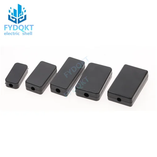 Imagen 2 del producto Caja de proyecto de plástico ABS, carcasa negra impermeable para instrumentos, caja de almacenamiento, cajas electrónicas para el hogar