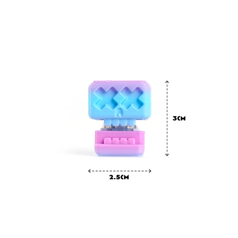 해골 단추 3D 인쇄 데스크탑 장식 장식 할로윈 선물 EDC 스트레스 릴리프 장난감 홈 장식 재미 있은 장난감 9 개/대