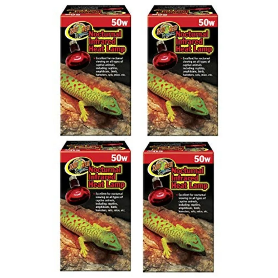 

Nocturnal Infrared Incandescent Heat Lamps 50 Watts 4 Pack