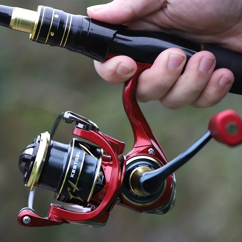 BILLINGS KT Series,5.1:1 Gear Ratio,13LB Max Drag,Shallow Spool,Spinning Fishing Reel,For Freshwater Saltwater