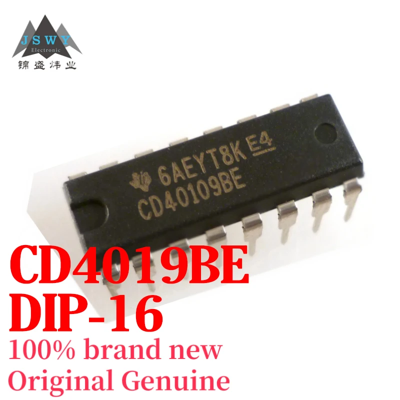 

(10/50 pieces) CD4019BE CD4019 DIP-16 Logic - Gate and Inverter IC, Brand New Original, Free Shipping