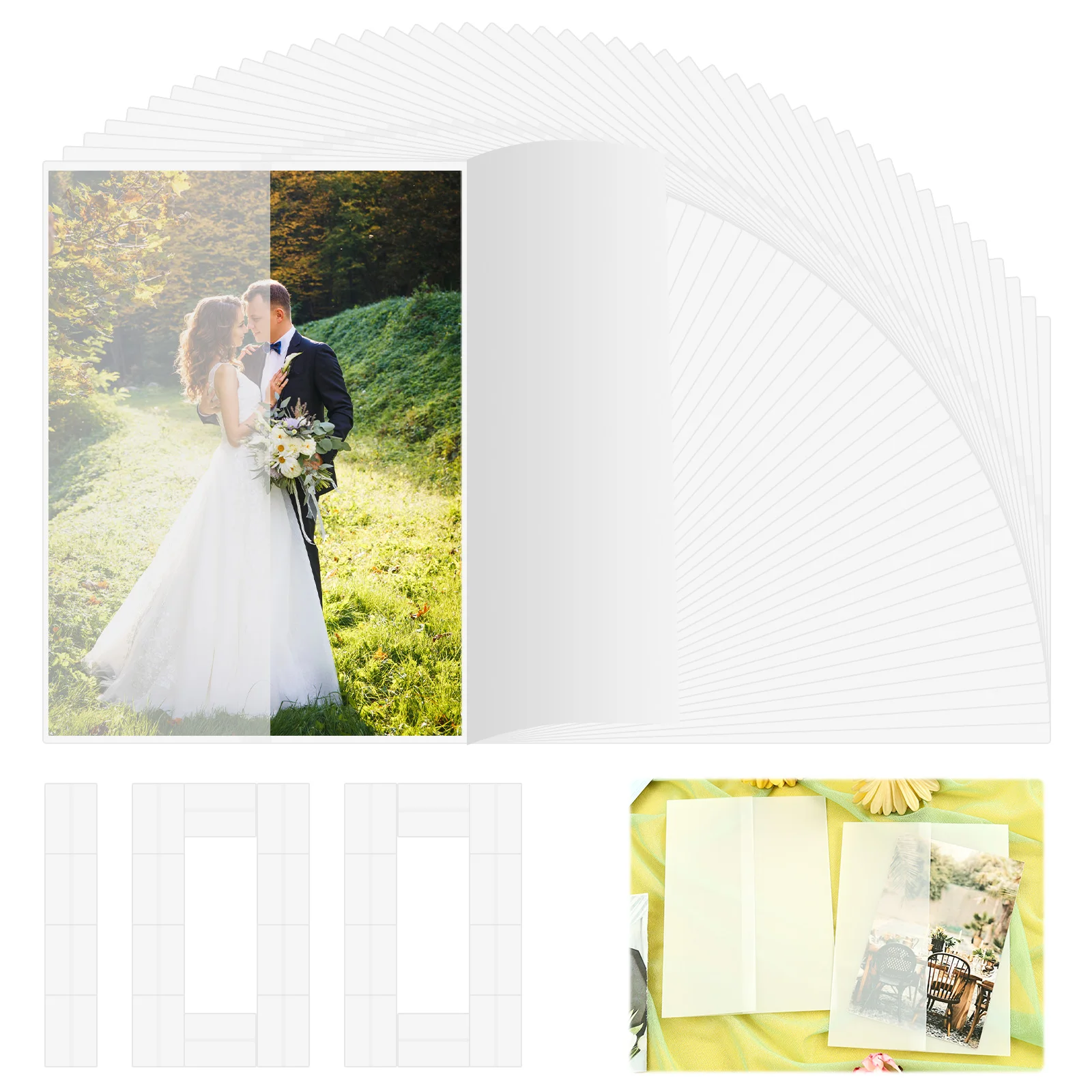 100Pcs Pre Folded V…