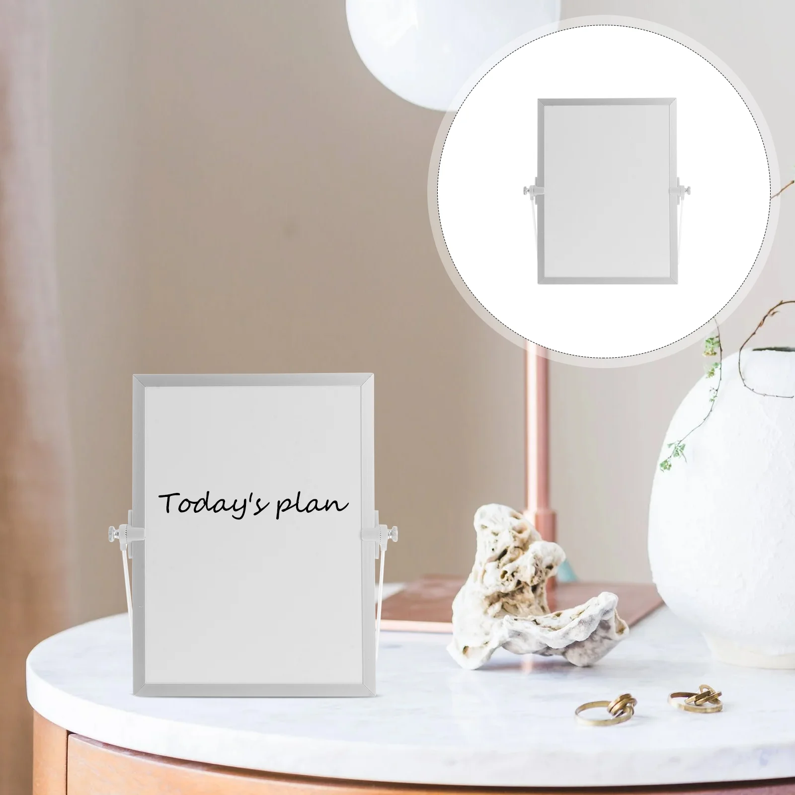 Planner Whiteboard portátil para crianças, quadro branco, sala de aula pequena, quadro branco de madeira, planejador, placa lembrete, escritório, casa, escola