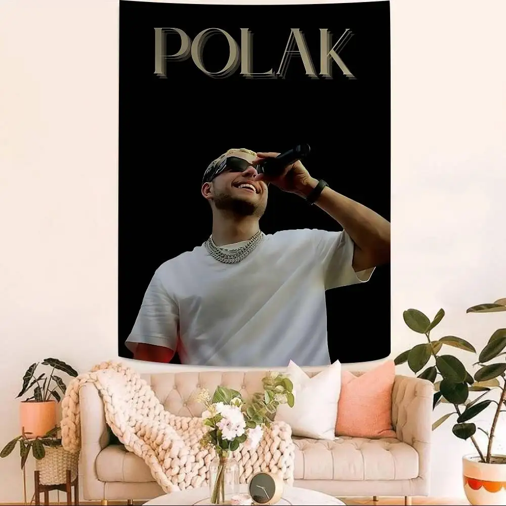Rapper P-PLK DIY Wall Tapestry Hanging Tarot Hippie Wall Rugs Dorm INS Home Decor