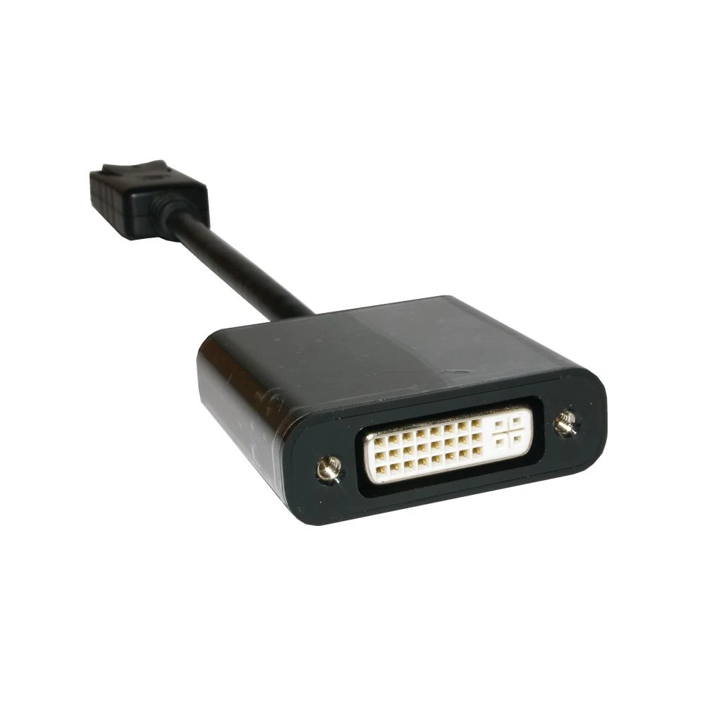DisplayPort para DVI-D Single Link 1080P Adaptador de vídeo DP macho para DVI fêmea cabo conversor para projetor de monitor de laptop de mesa