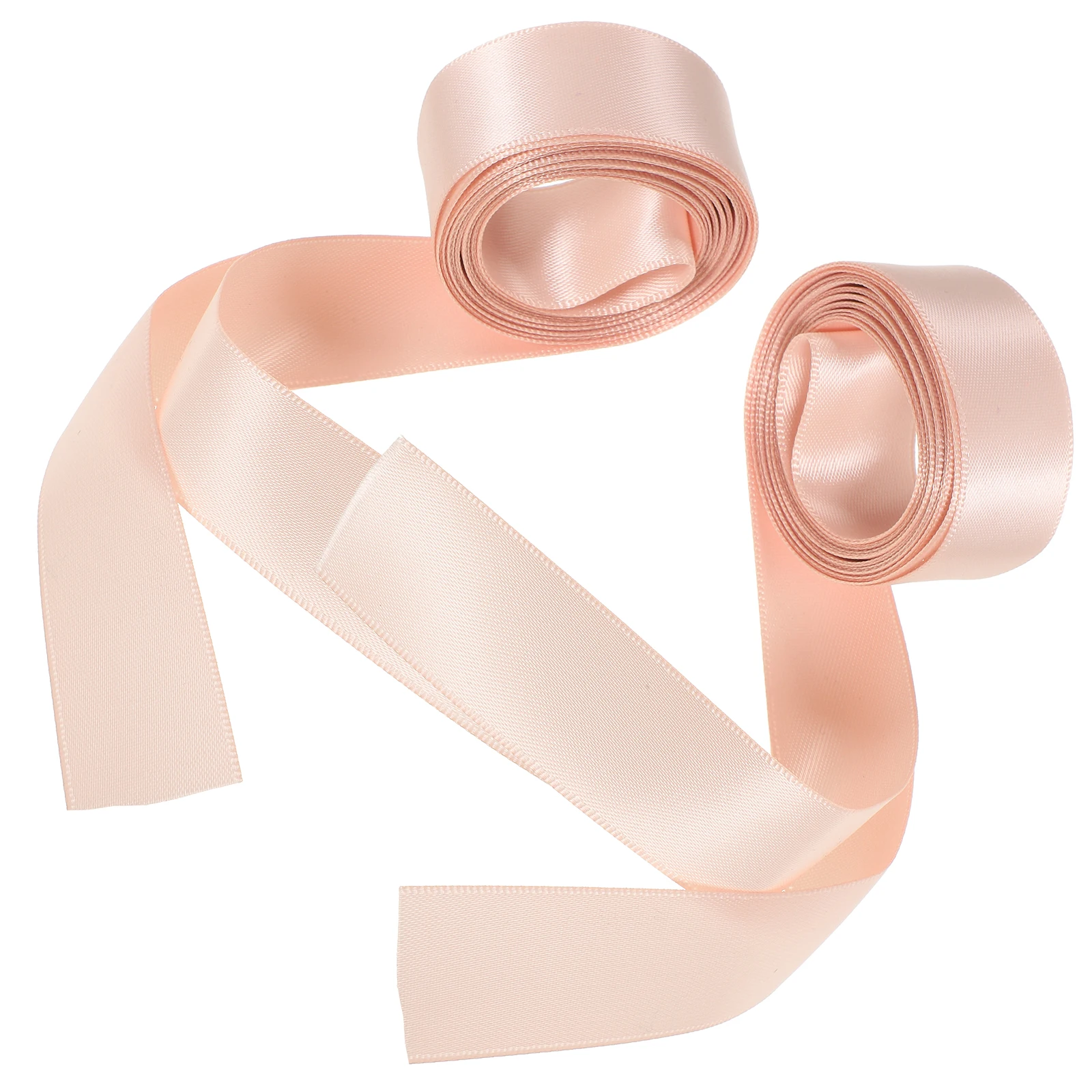 

2pcs Satin Pointe Shoe Ribbons Pink Ballet Dance Accessories Shoe Laces for Girls Long-lasting Comfortable Performance Stage