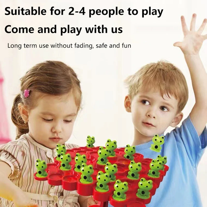 Kinder Frosch Balance Baum Montessori Mathe Spielzeug Eltern-Kind-Interaktion Tabletop Balancing Brettspiel