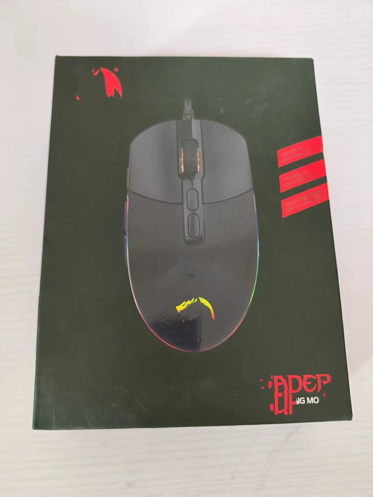 Redragon M616 RGB Gaming Mouse, Wired Optical Mouse with 10000 DPI, 6 Programmable Buttons and 8 Backlight Modes, Software Suppo