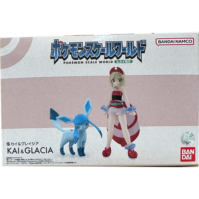 Figurki Bandai Pokemon Anime Figurki Cukierkowe Zabawki Skala World Kai Glacia Figurka Akcji Kolekcja Model Zabawki Dla Chłopców Prezent