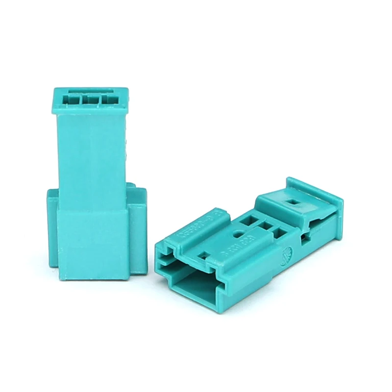 3Pin 9-968700-1 / 3-1718346-1  cyan  Automotive connector MQS Sensing plug Cable harness connector Male female connector