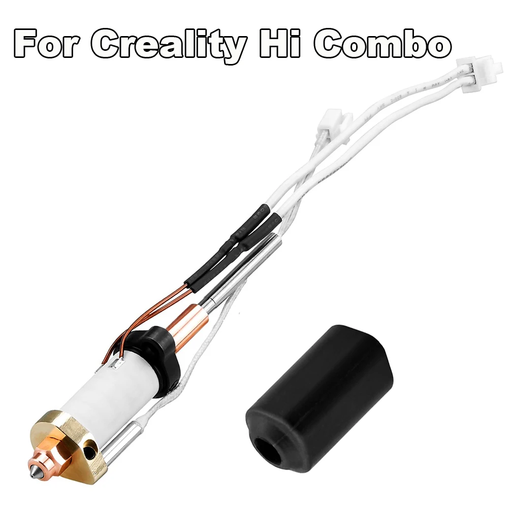 

Upgraded Hotend Kit For Creality Hi Combo Bimetal Heatbreak Integrated Nozzle For Hi Ceramic Heating Block Print Head Hotend
