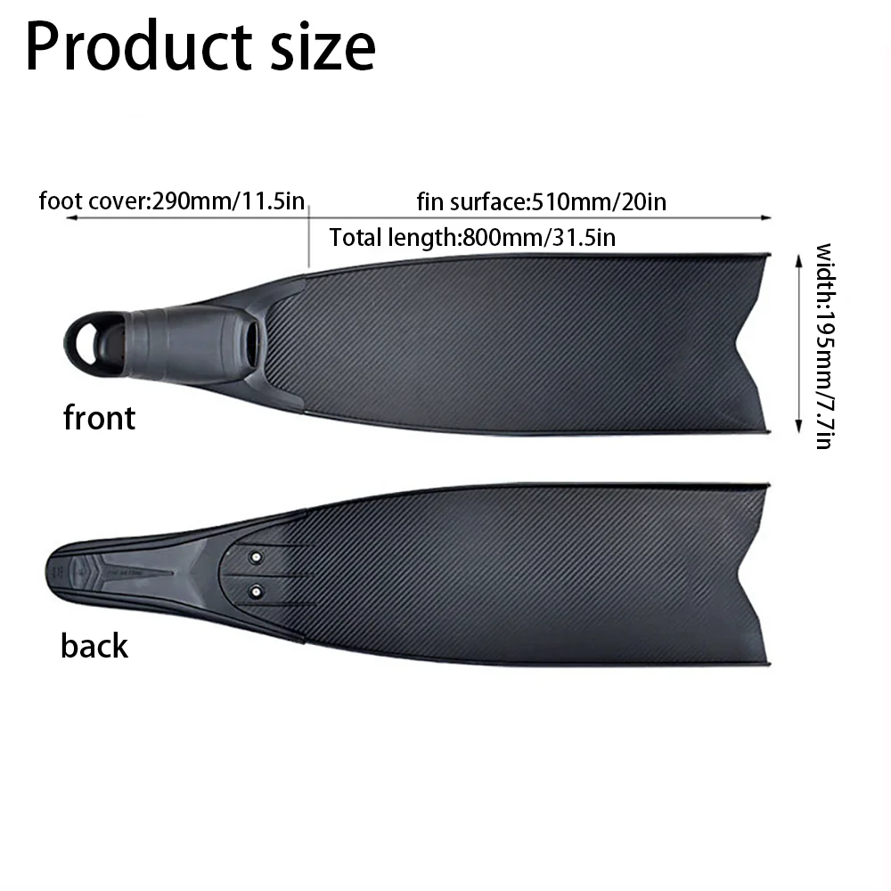 Professional Diving Long Fins 5