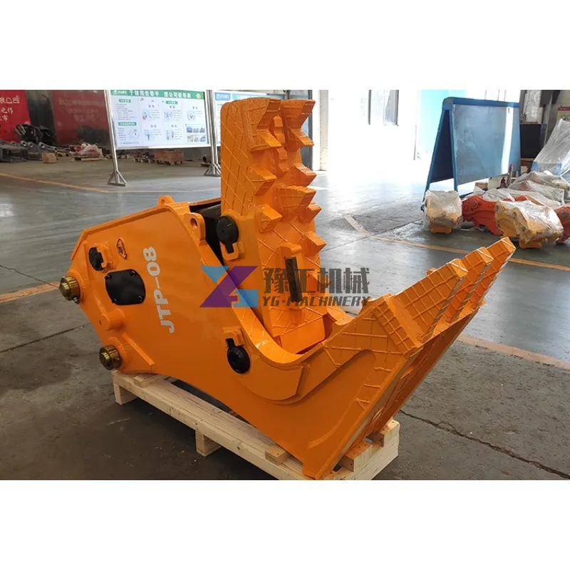 30ton Excavator Attachment Rock Crusher Concrete Demolition Hydraulic Pulverizer