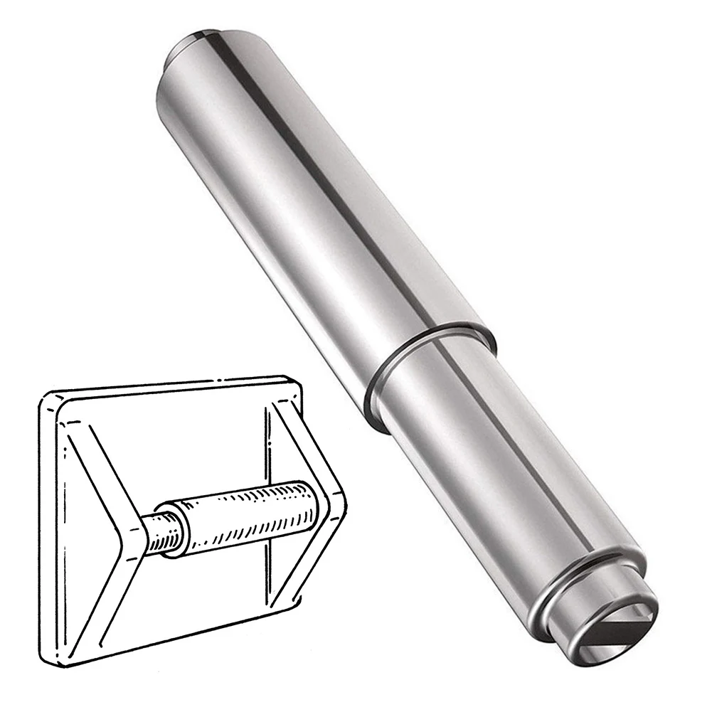 Toilet Roll Paper Shaft Mounted Toilet Roll Holder Bar Tissue Stand Bathroom Storage Bathroom Accessories