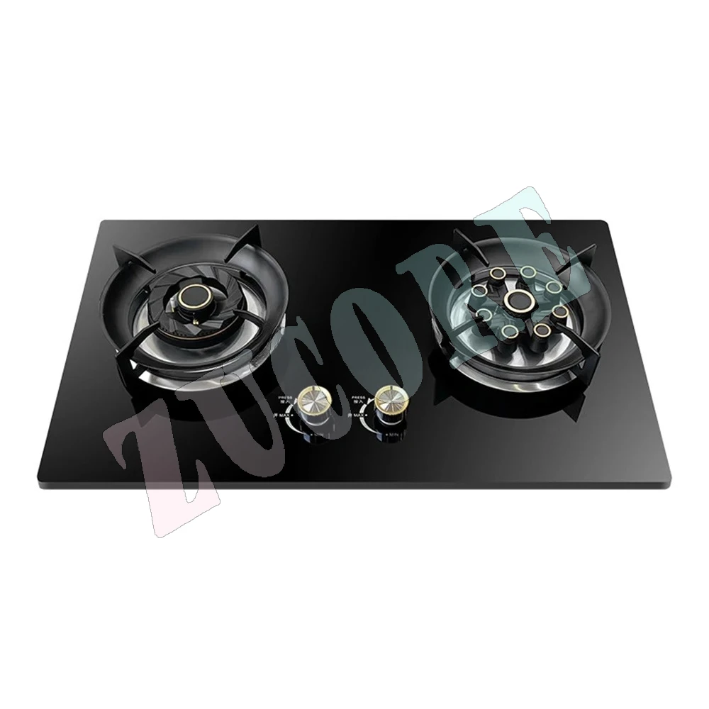 

Kitchen Embedded Double Cooktop Energy-Saving Gas Stove Liquefied Natural Gas Burner Gaskocher