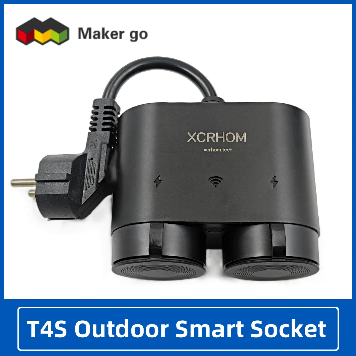 

Xcrhom T4S WiFi Outdoor Smart Socket with Tasmota